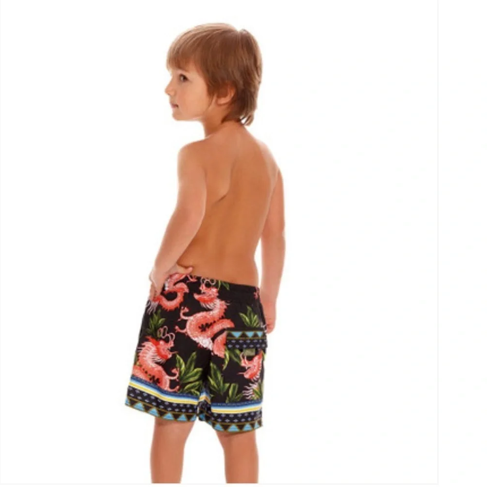 AGUA BENDITA BOYS SWIM SHORTS NICK VOILA NWT